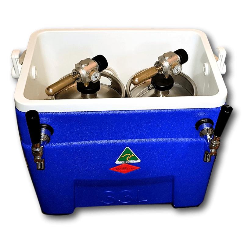 2x Stainless Taps - Deluxe Kit - Add own Kegs & SS