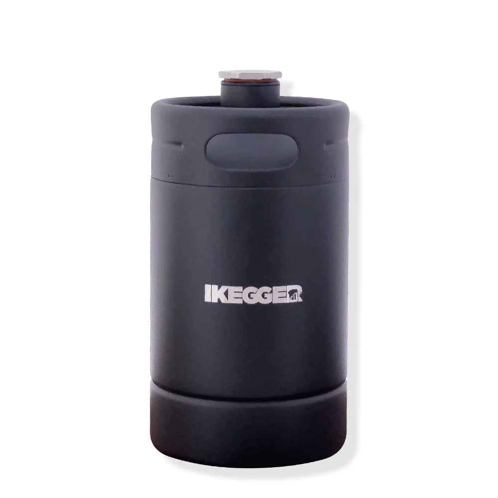 2L INSULATED MINI KEG - DOUBLE WALL BLACK