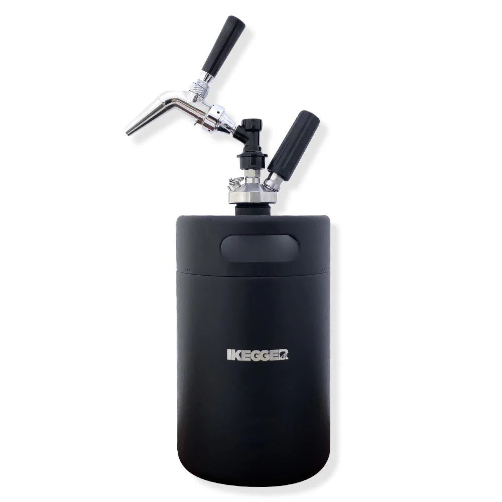 4L Mini Keg Premium Insulated Double Wall - Black