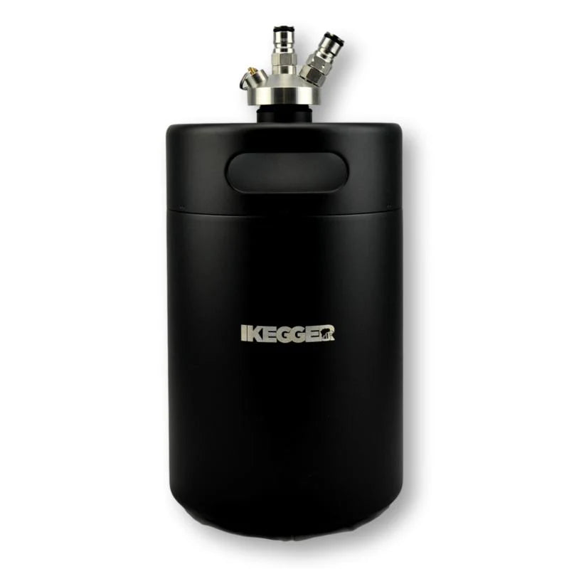4L Mini Keg Premium Insulated Double Wall - Black