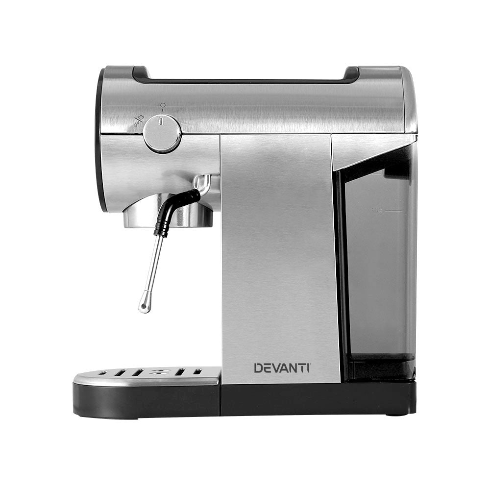 Devanti Espresso Coffee Machine CM-03-SS