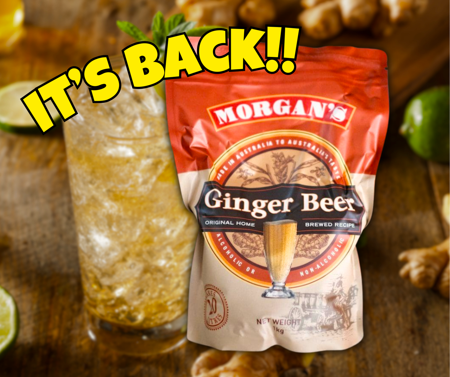 Morgans Ginger Beer Kit 1kg