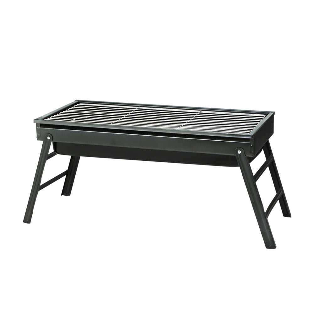 Grillz BBQ Grill Charcoal Smoker Foldable - BBQ-SMOKER-DRAWER