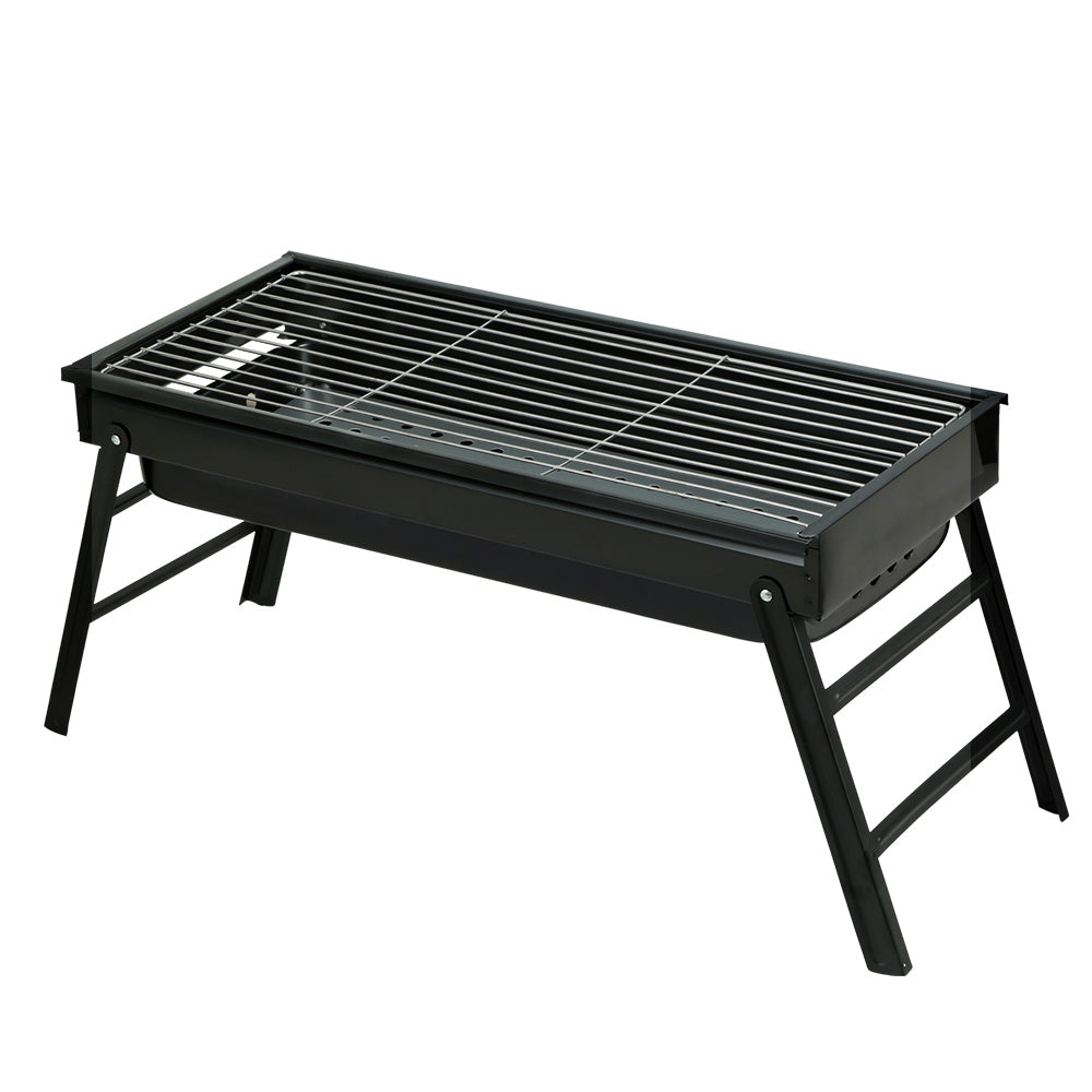 Grillz BBQ Grill Charcoal Smoker Foldable - BBQ-SMOKER-DRAWER