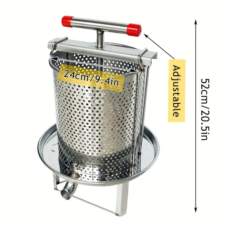 Heavy-Duty Stainless Steel Fruit Press
