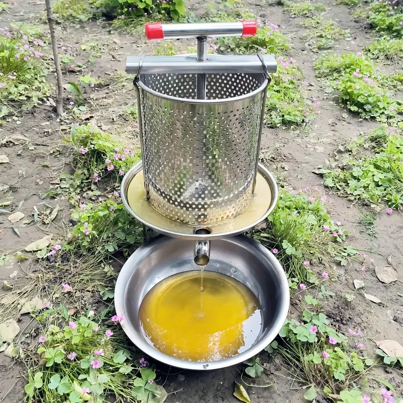 Heavy-Duty Stainless Steel Fruit Press
