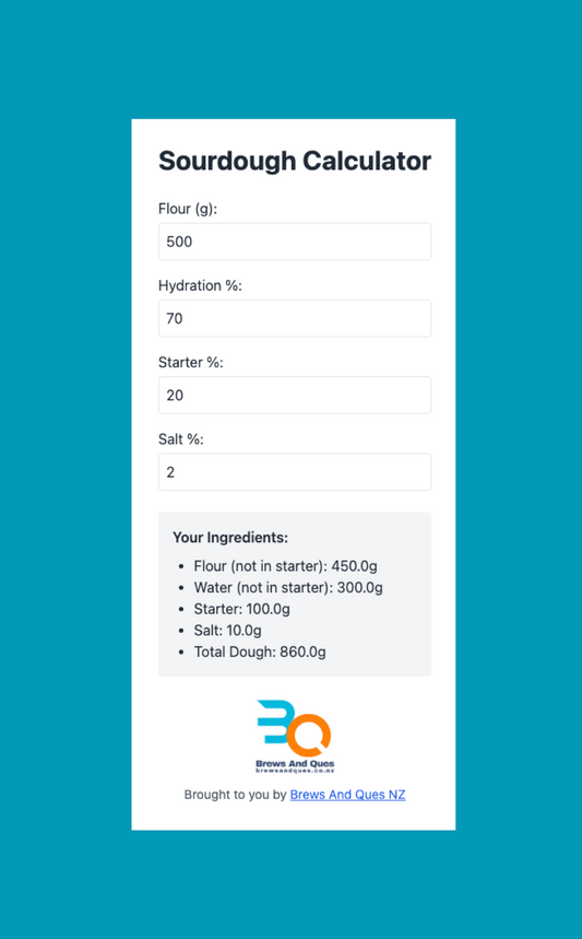 The Sourdough Calculator App