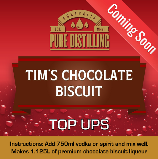 Pure Distilling ESS PD Top Ups Tim's Choc Bisc