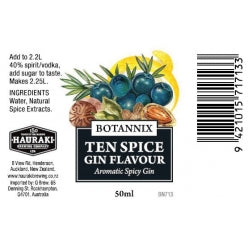 Botannix 10 Spice Gin 50ml