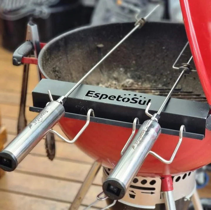 EspetoSul Rotisserie Attachment Rack 57cm Kettle BBQ