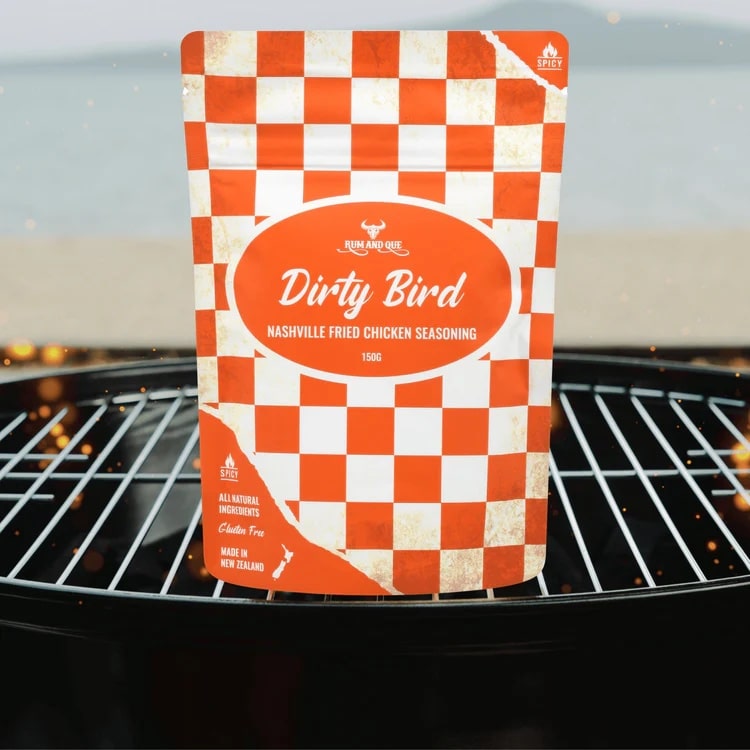Rum And Que Dirty Bird Nashville Fried Chicken Seasoning 150gm