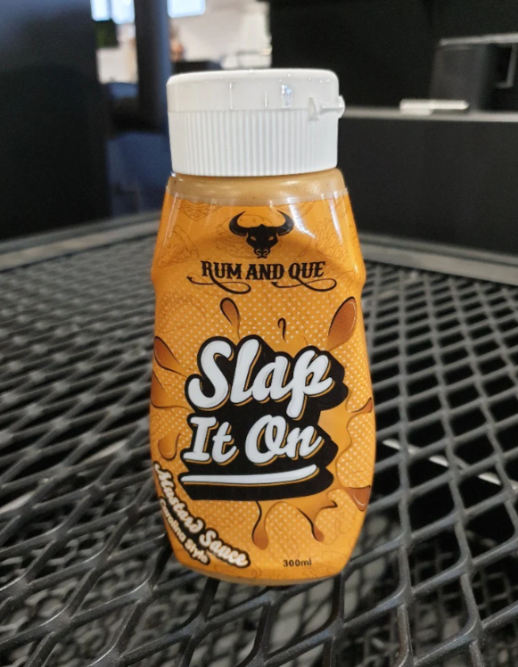 Rum And Que Slap It On Mustard