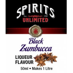 Spirits Unlimited Black Zambucca Liqueur Concentrate 50ml