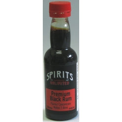 Spirits Unlimited Premium Black Rum Spirit Flavour 50ml