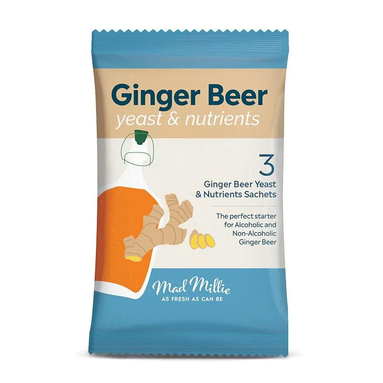 Mad Millie Ginger Beer Yeast 3 Pack