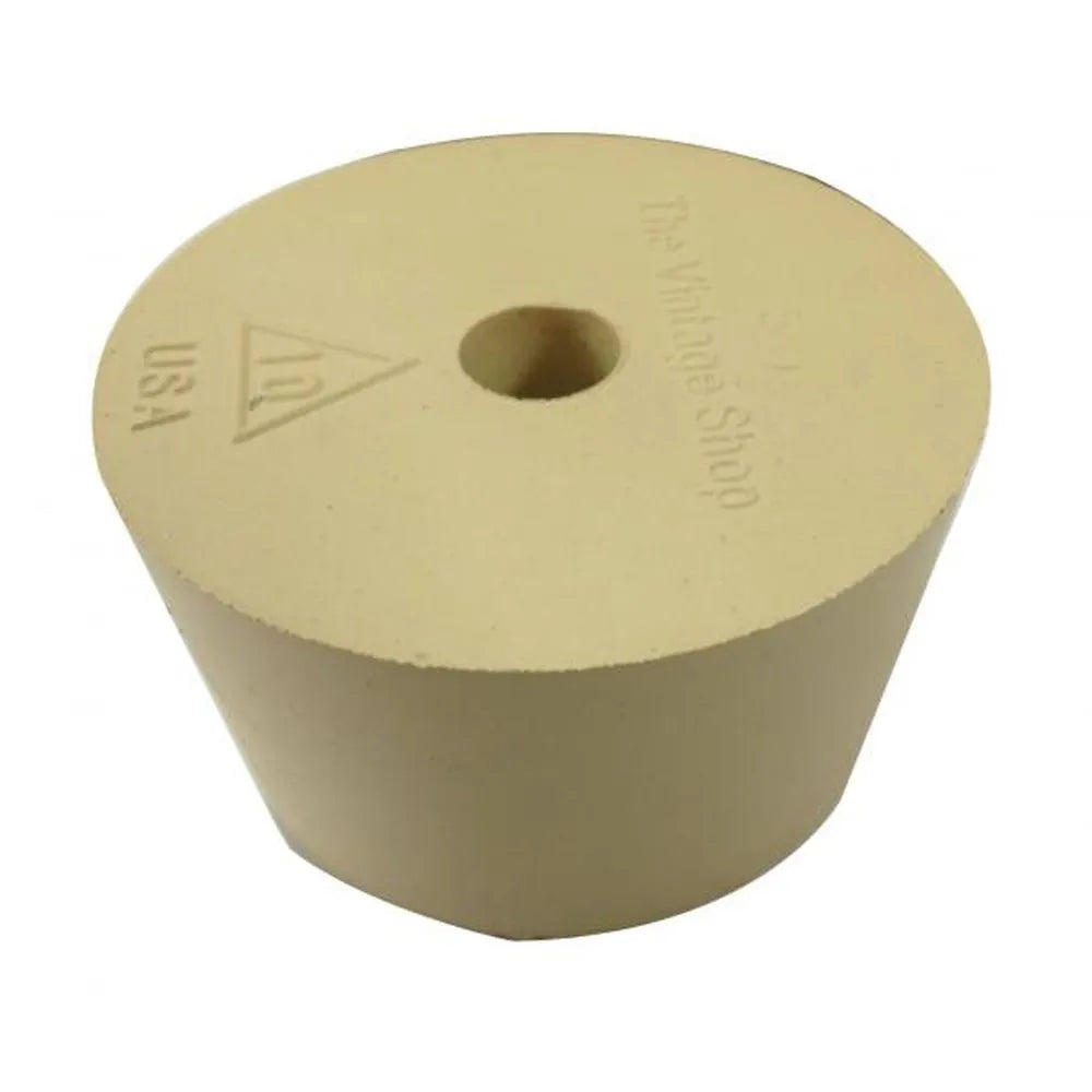 Rubber Stopper #10 w/ Airlock Hole (for Plastic Carboy)