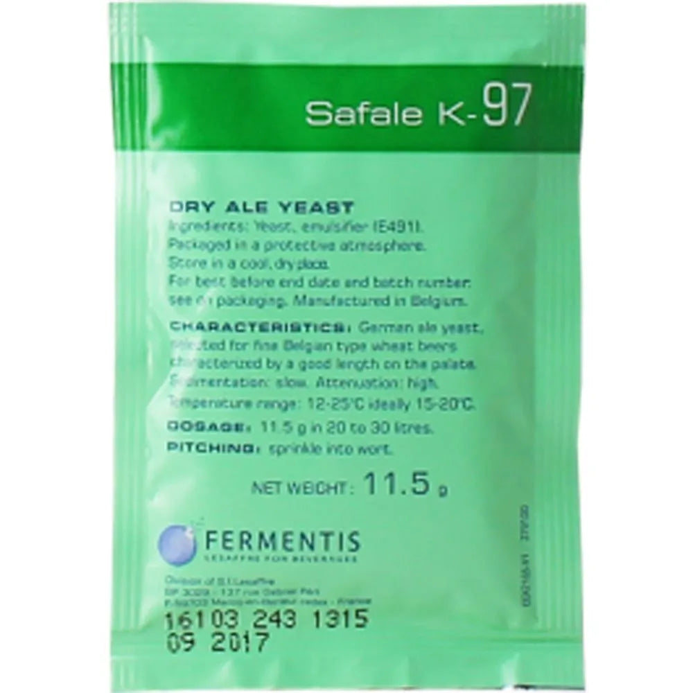 Safale K-97 Yeast 11.5g