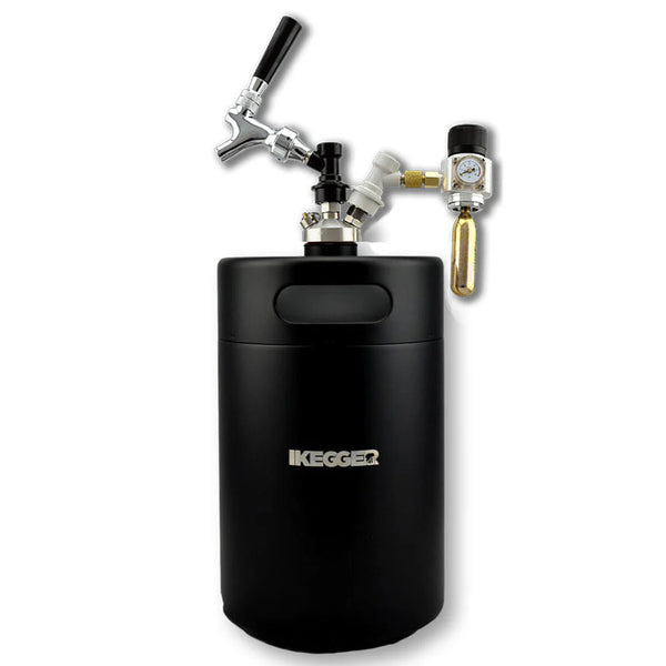 4L Mini Keg Premium Insulated Double Wall - Black