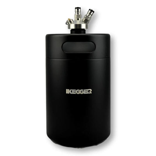 4L Mini Keg Premium Insulated Double Wall - Black