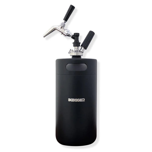 5L MATTE BLACK INSULATED DOUBLE WALL MINI KEG