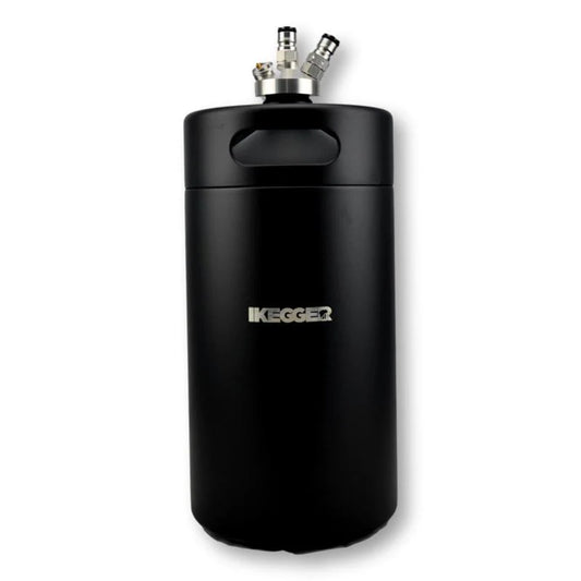 5L MATTE BLACK INSULATED DOUBLE WALL MINI KEG