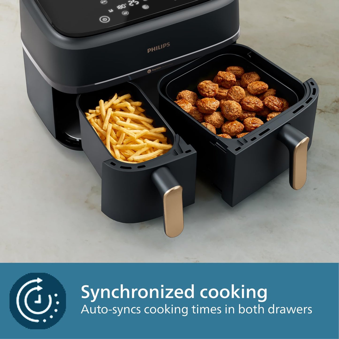 Philips Dual Basket Air Fryer 3000 Series