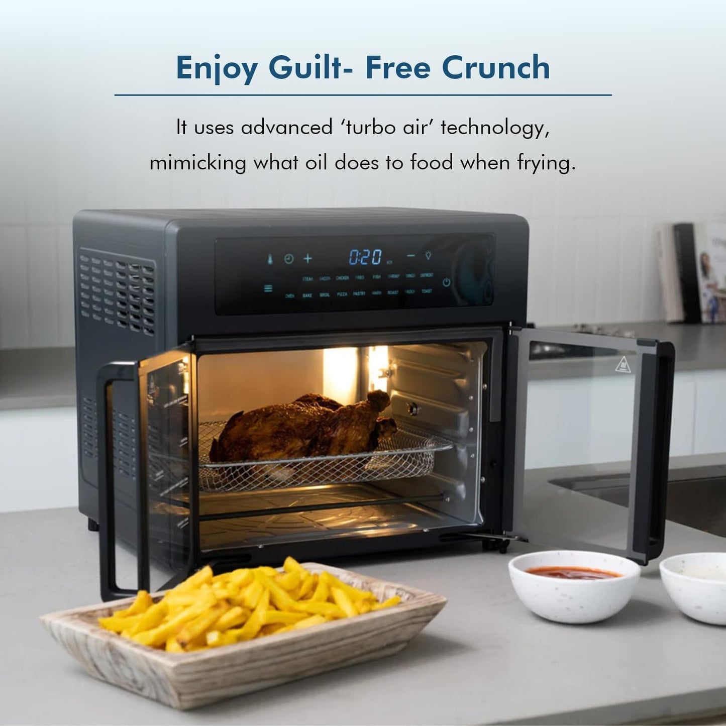 Healthy Choice Digital 25 litre Air Fryer & Convection Oven (AFOD2500)