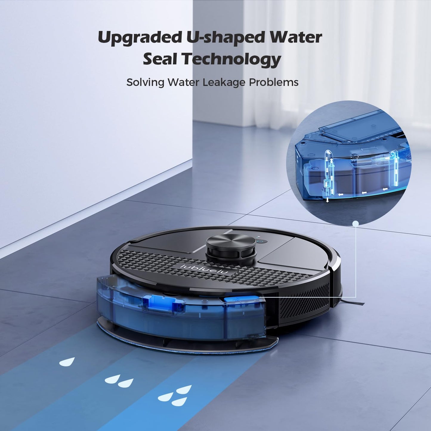 Lubluelu Robot Vacuum Robot Vacuum Cleaner and Mop