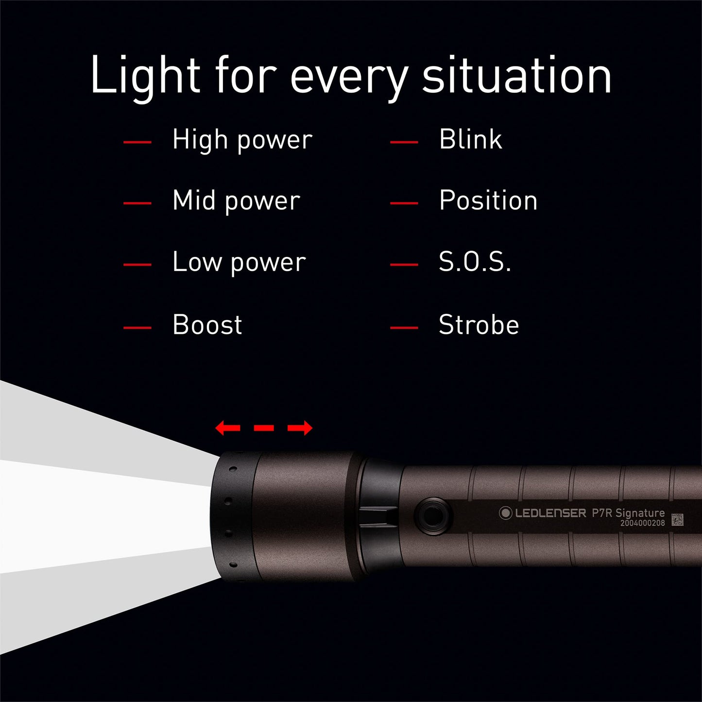 Ledlenser P7R Signature Rechargeable Flashlight