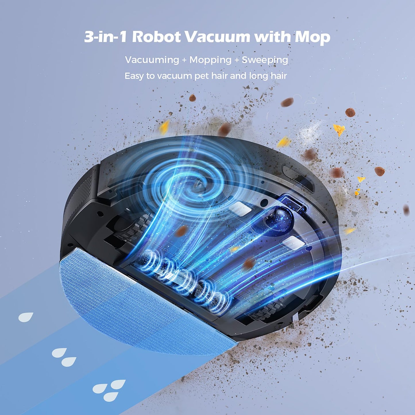 Lubluelu Robot Vacuum Robot Vacuum Cleaner and Mop