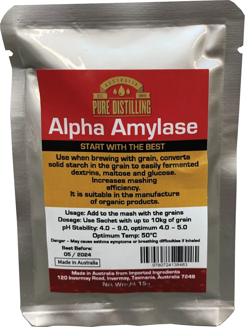 Alpha Amylase Enzyme 15g