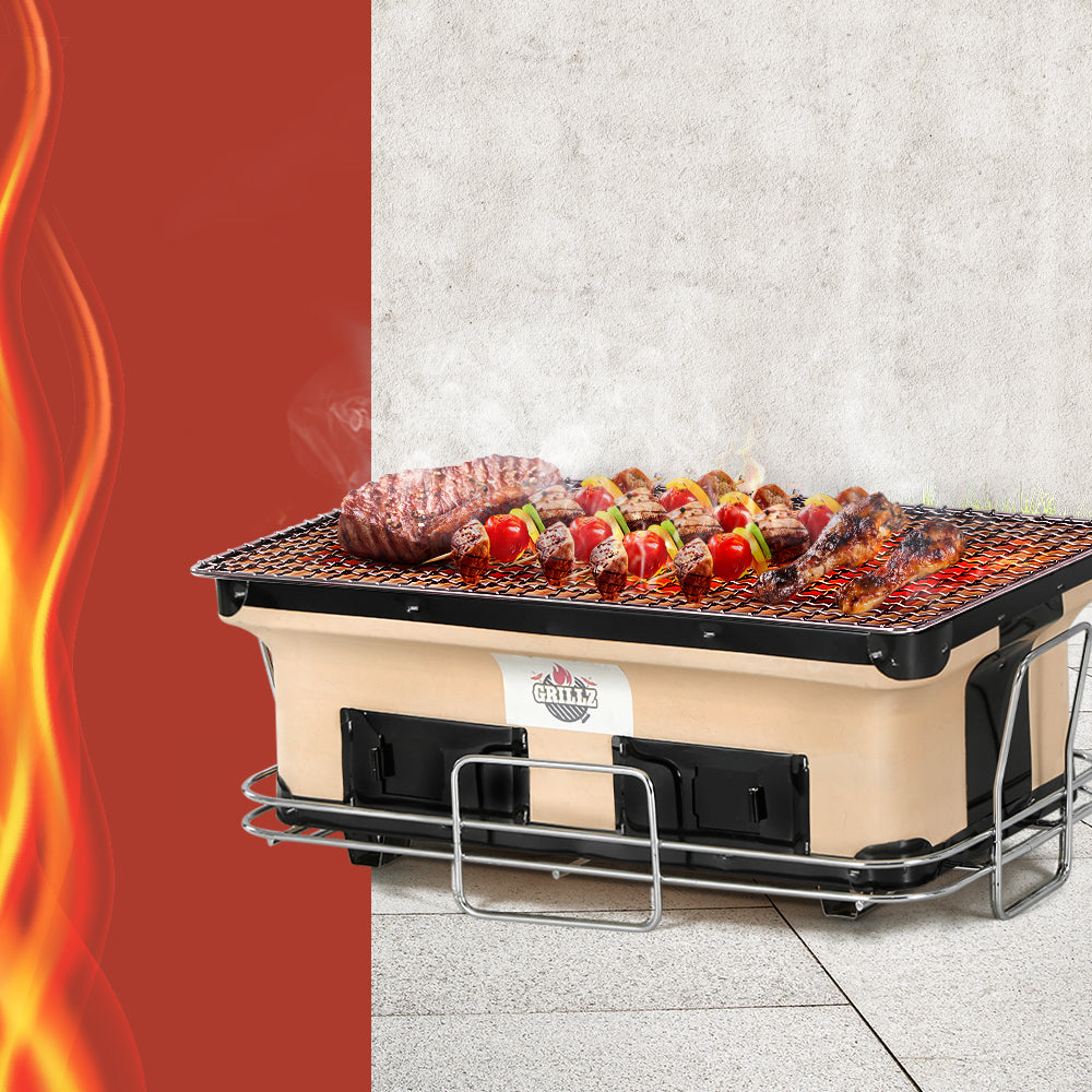 Grillz BBQ Grill Tabletop Hibachi Grill