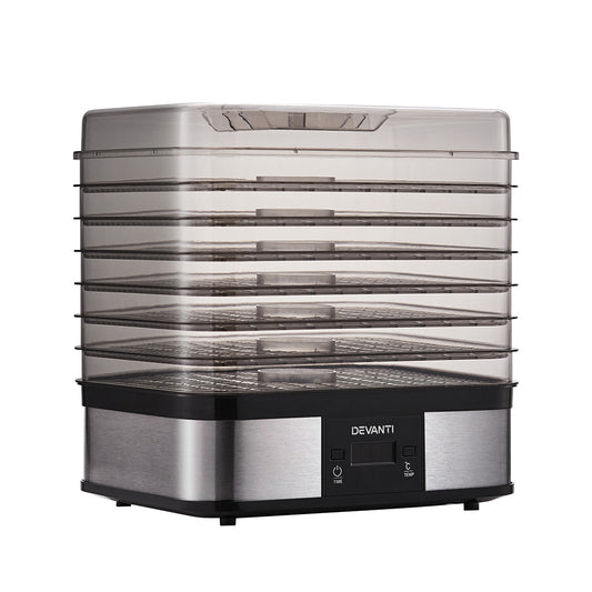 Devanti 7 Trays Food Dehydrator FD-B-1159-SS-7