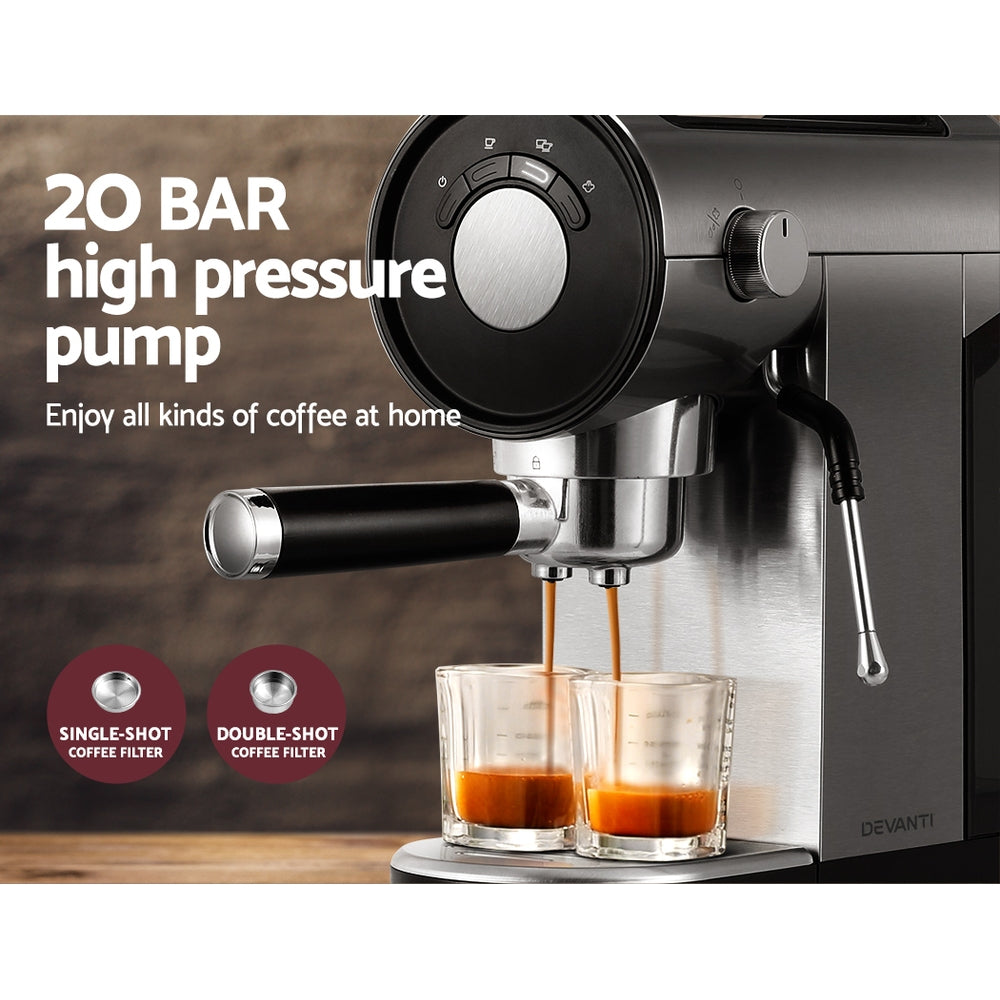 Devanti Espresso Coffee Machine