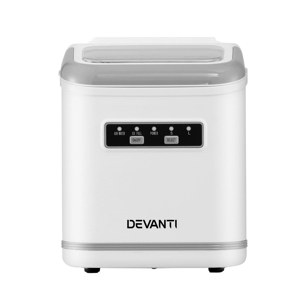 White Devanti ultrasonic cleaner on a white background
