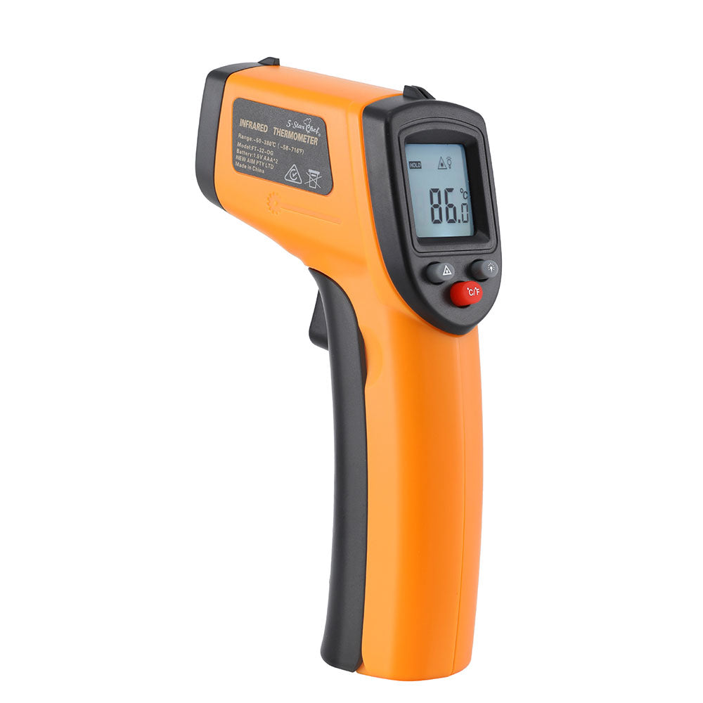 Laser Infrared Thermometer Food Digital Temperature Gun Smoker Pizza BBQ