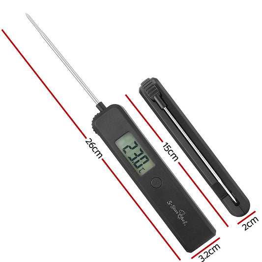 Food Thermometer  BBQ Meat Instant Read Cooking Fast Smoker Jam Pizza
