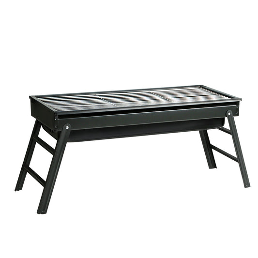 Grillz BBQ Grill Charcoal Smoker Foldable - BBQ-SMOKER-DRAWER