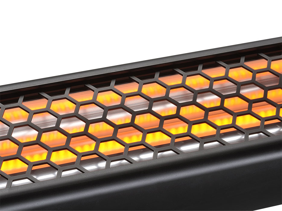 HEATSTRIP® INTENSE BLACK RANGE OUTDOOR ELECTRIC RADIANT HEATER 3200 Watts