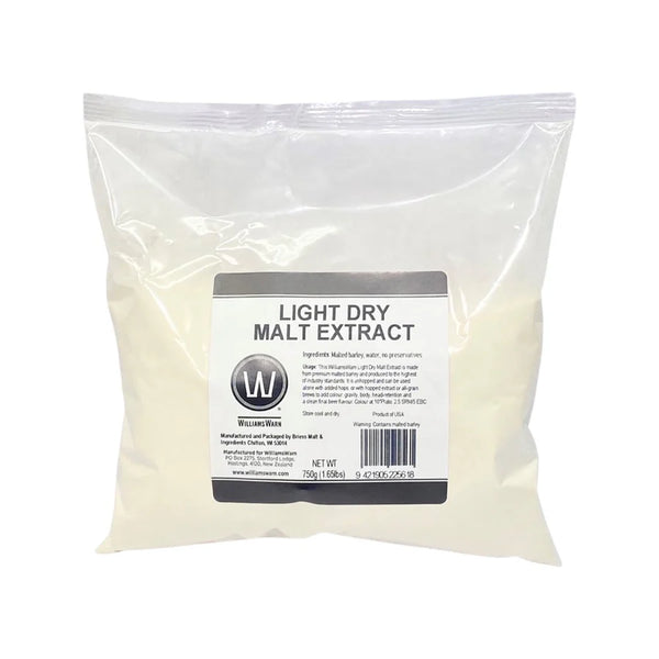 Williams Warn Light Dry Malt Extract 750g