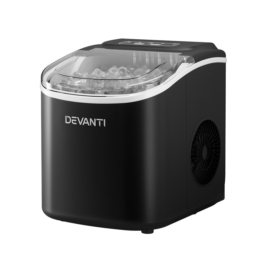 Devanti Portable Ice Maker Machine - IM-ZB12H-BK