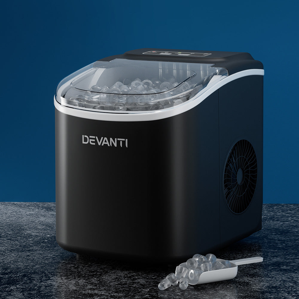 Devanti Portable Ice Maker Machine - IM-ZB12H-BK