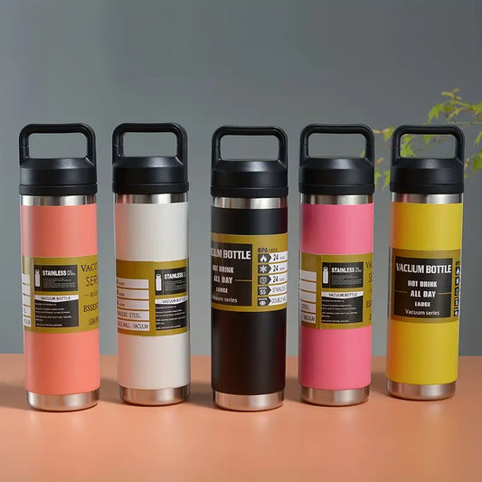 Personalised Stainless Steel Vacuum Insulated Sports Water Bottle 800mls