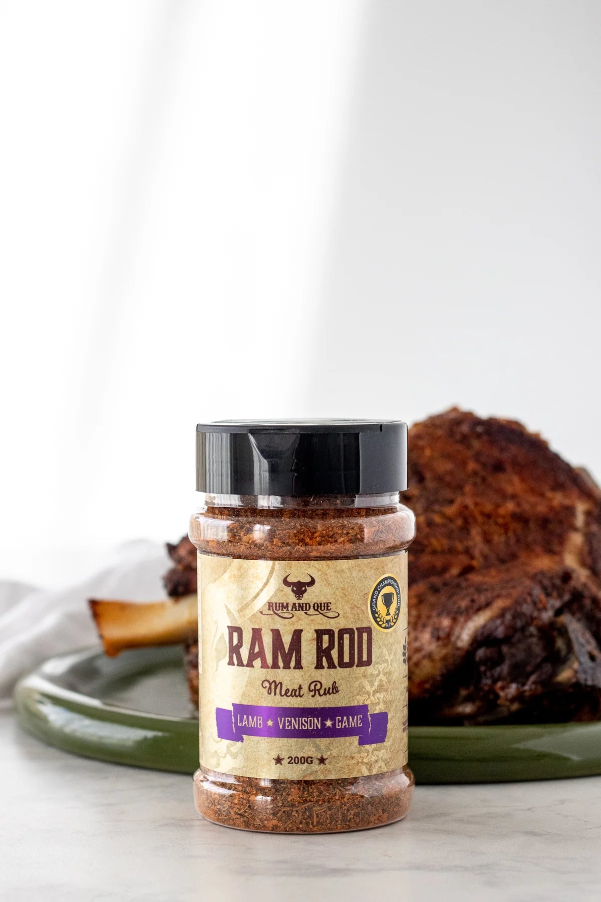 Rum And Que Ram Rod Meat Rub 150g