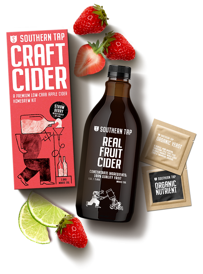 Southern Tap Strawberry Cider Homebrew Kit