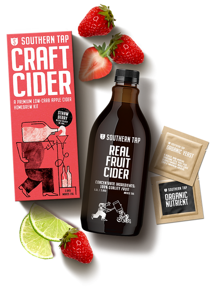 Southern Tap Strawberry Cider Homebrew Kit