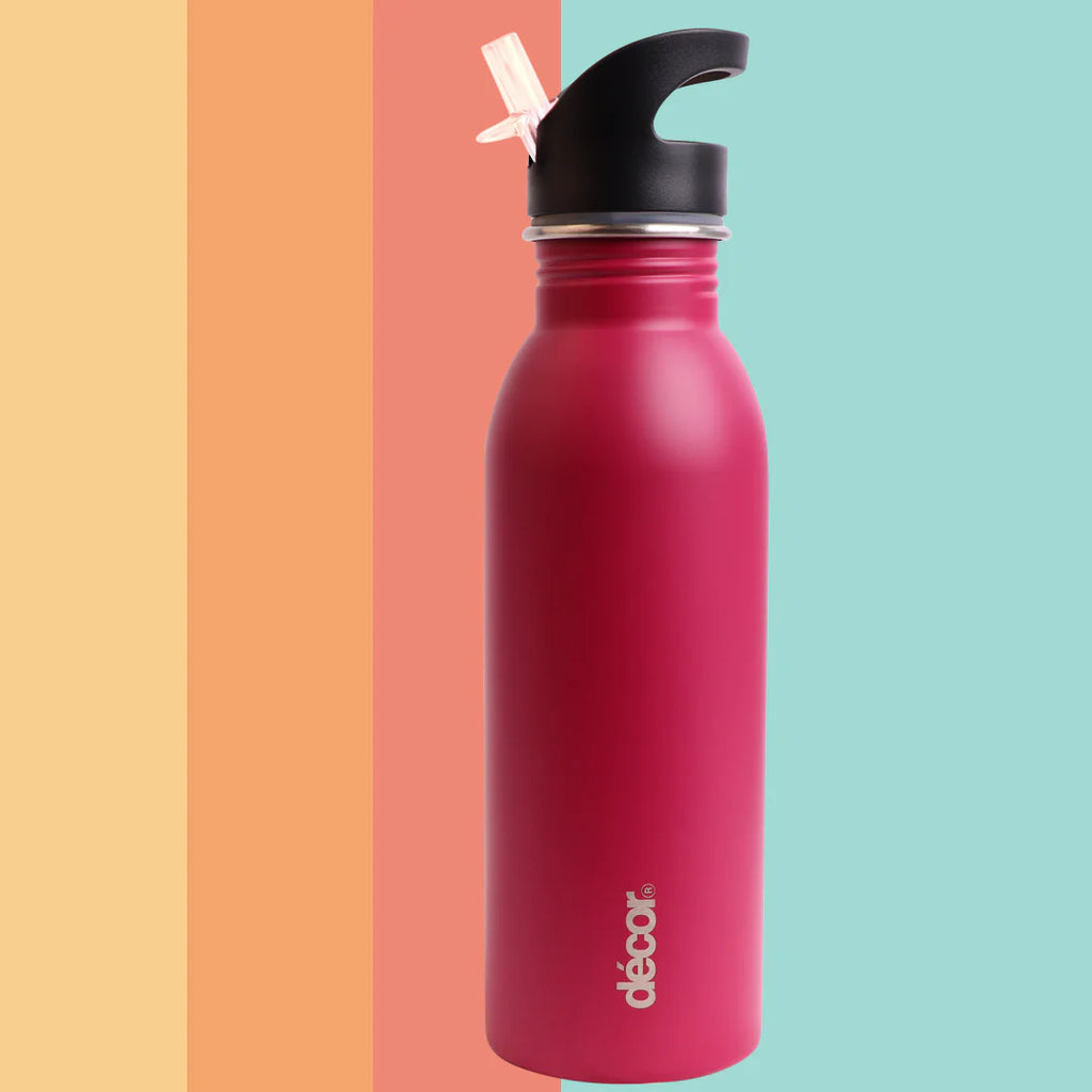 Decor Personalised Stainless Steel Vacuum Insulated Sports Water Bottle 600mls