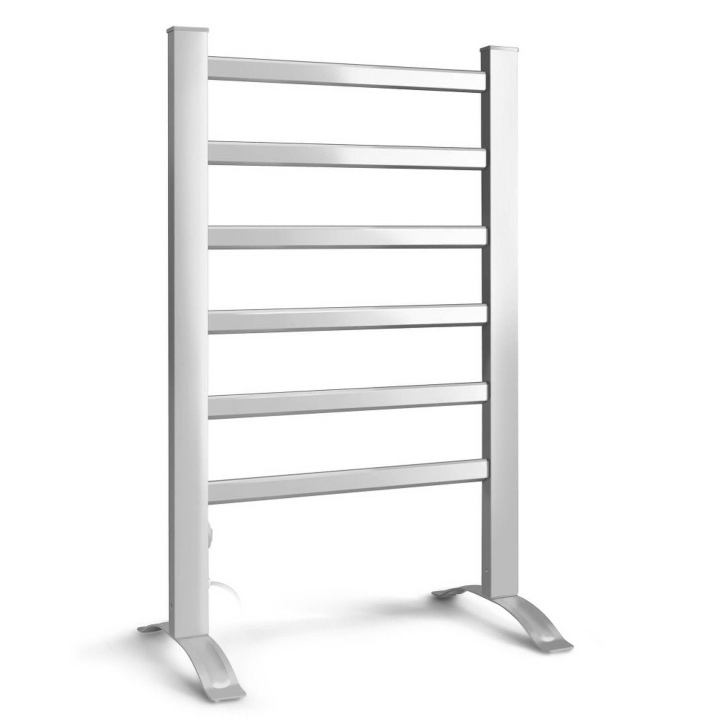 Devanti Electric Heated Towel Rail 6 Bars Freestanding 100W