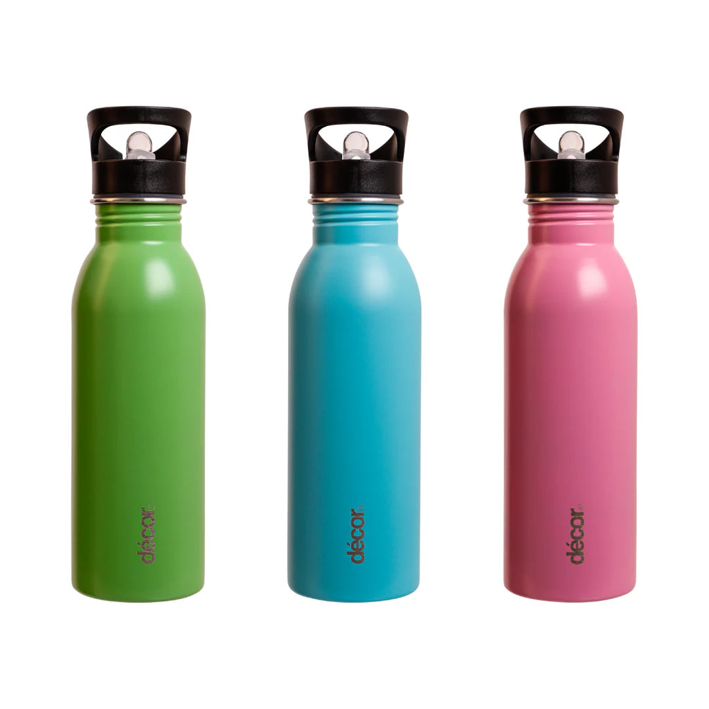 Decor Personalised Stainless Steel Vacuum Insulated Sports Water Bottle 600mls