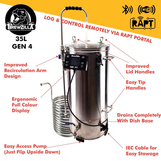 Brewzilla Gen 4 35 Litre - Single Vessel Brewery